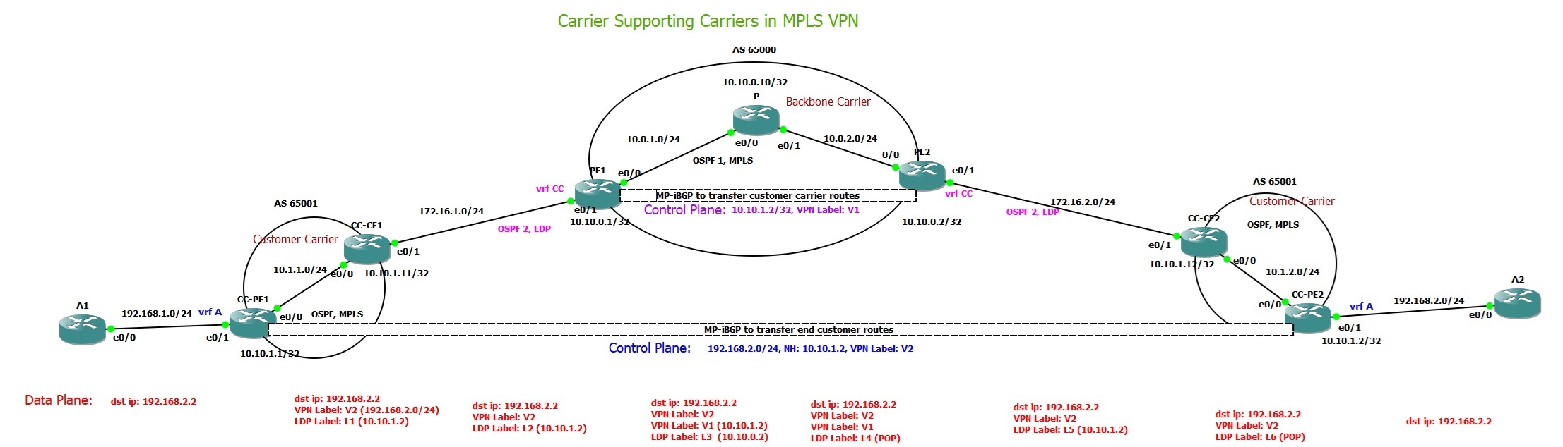 Carrier Supporting Carriers